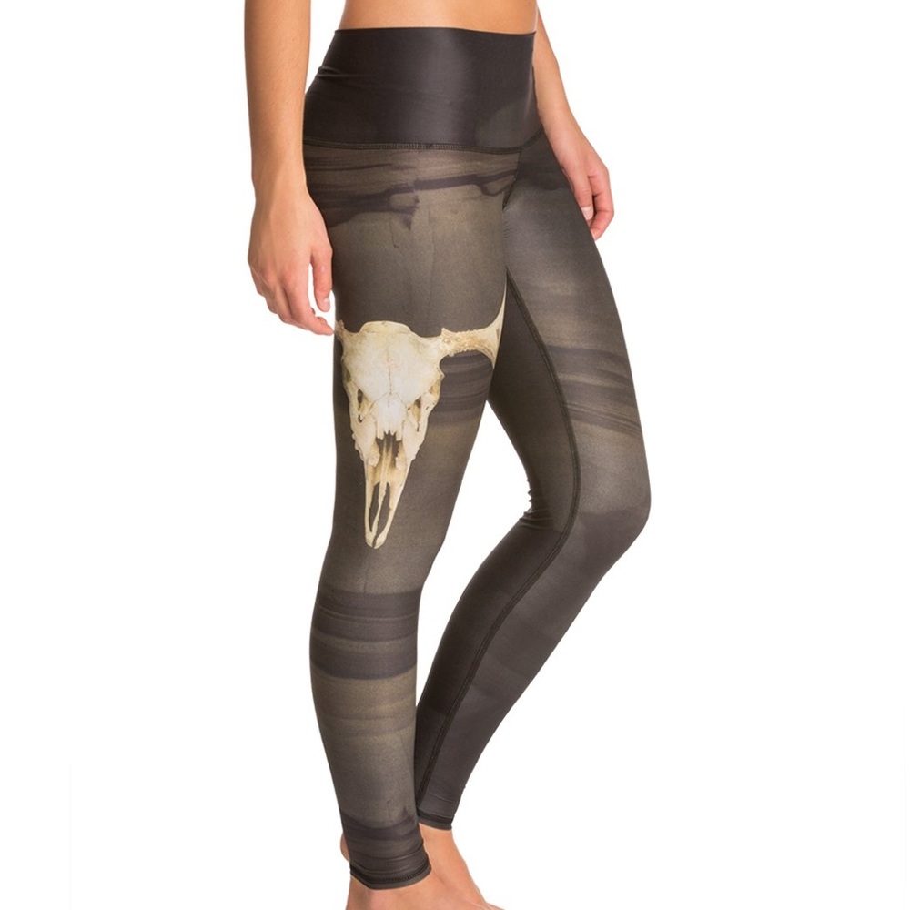 Teeki Deer Medicine yoga pants leggings S